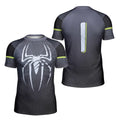 Spider Man Black Kids Rash Guard