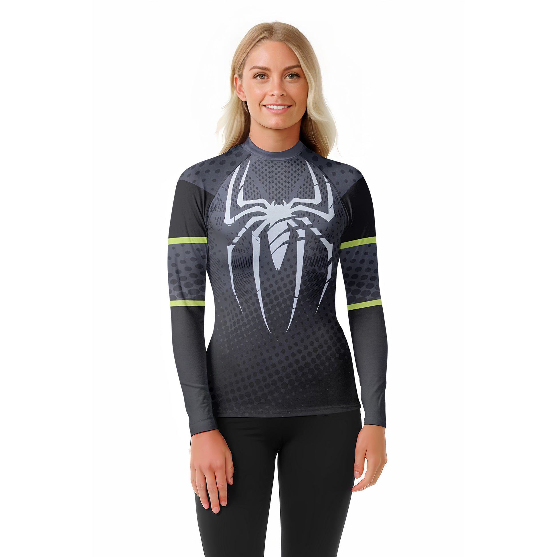 Spider Man Black Rash Guard
