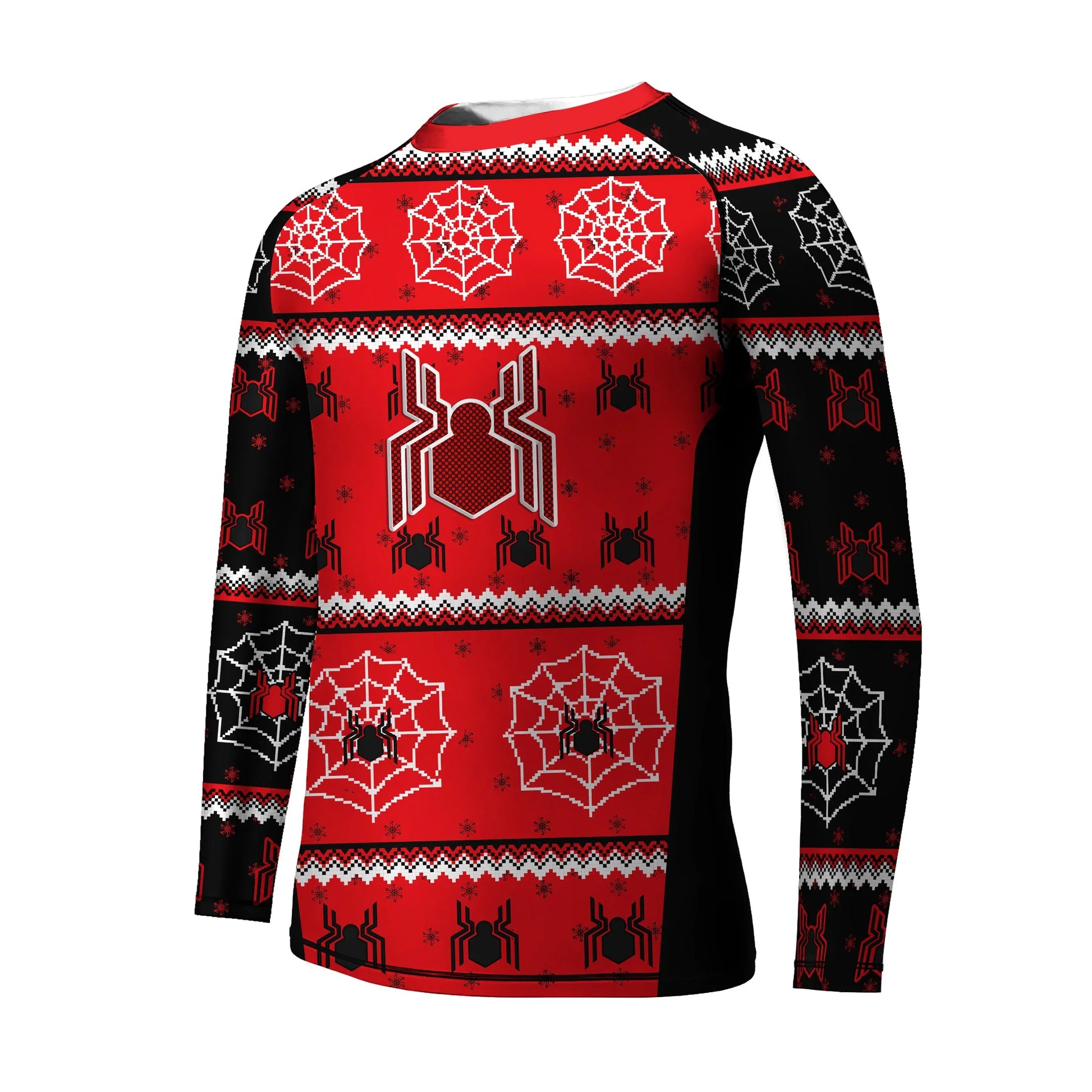 Spider Man Christmas Techsuit Kids Rash Guard