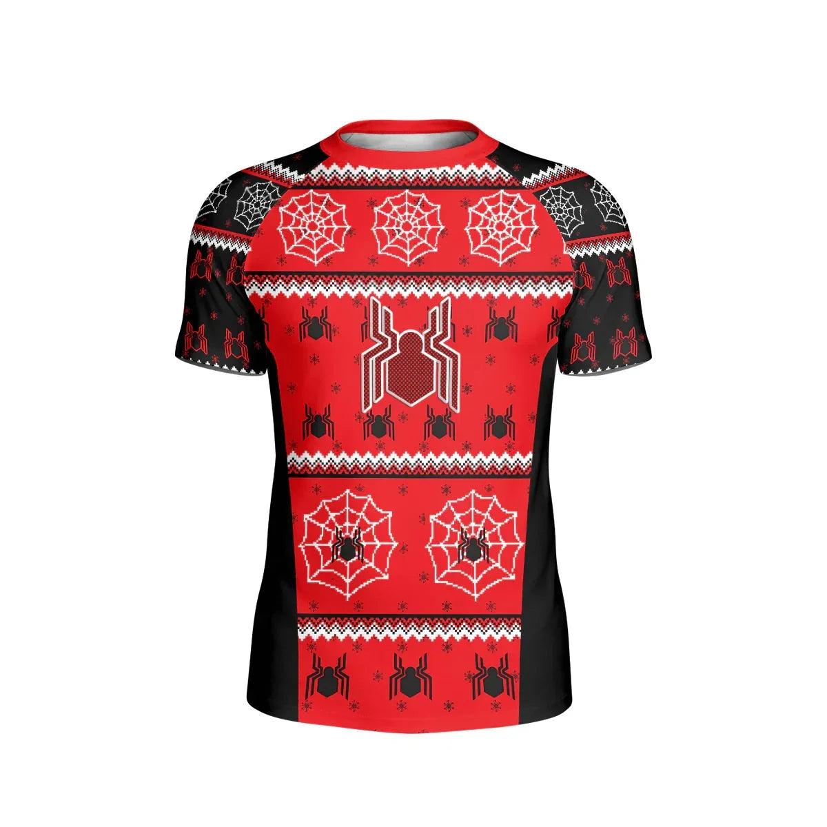 Spider Man Christmas Techsuit Kids Rash Guard