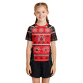 Spider Man Christmas Techsuit Kids Rash Guard