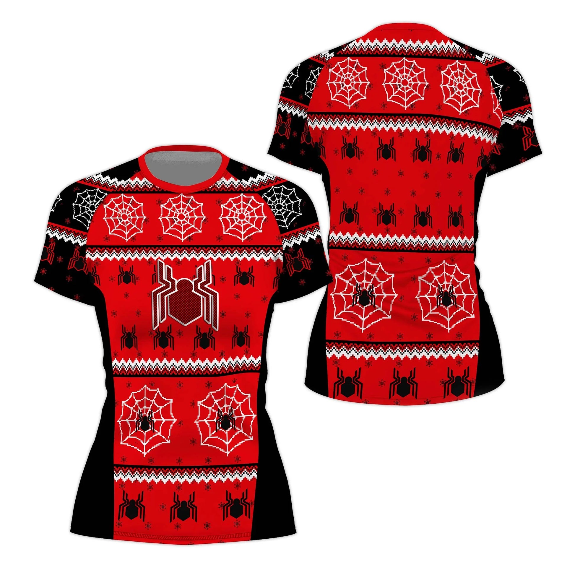 Spider Man Christmas Techsuit Rash Guard