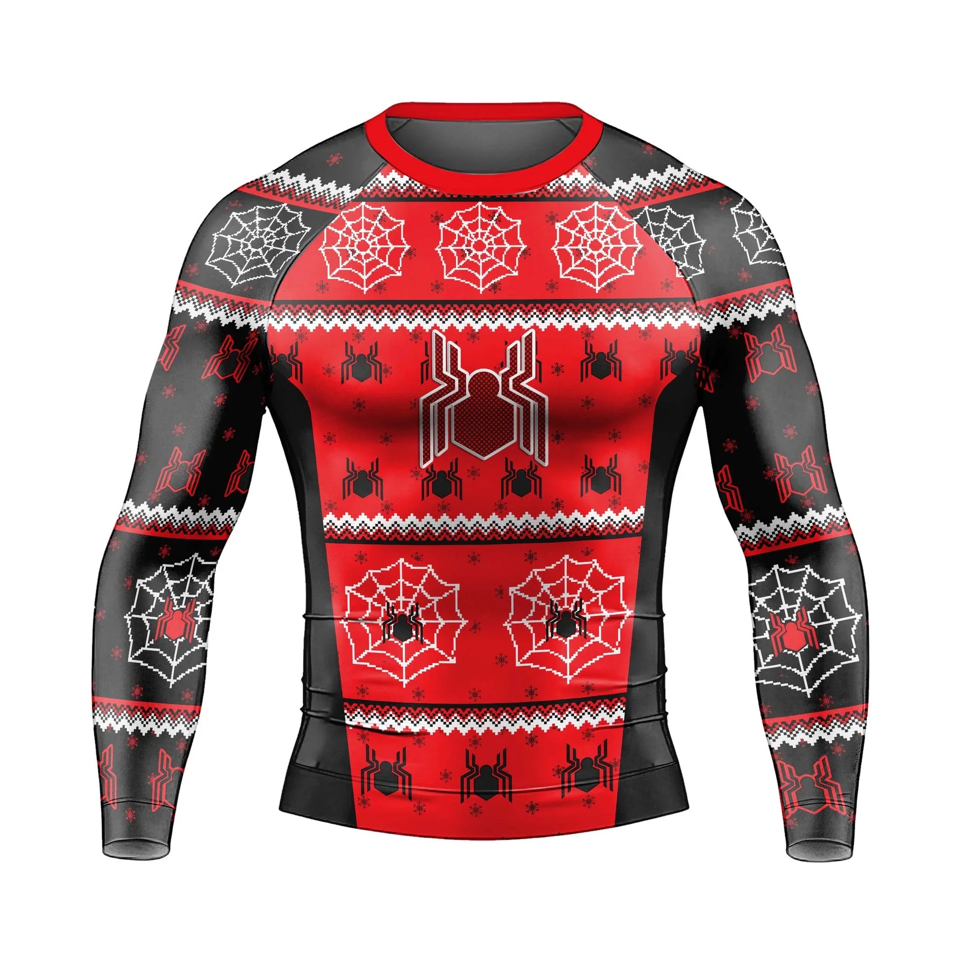 Spider Man Christmas Techsuit Rash Guard