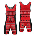 Spider Man Christmas Techsuit Wrestling Singlet