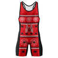 Spider Man Christmas Techsuit Wrestling Singlet
