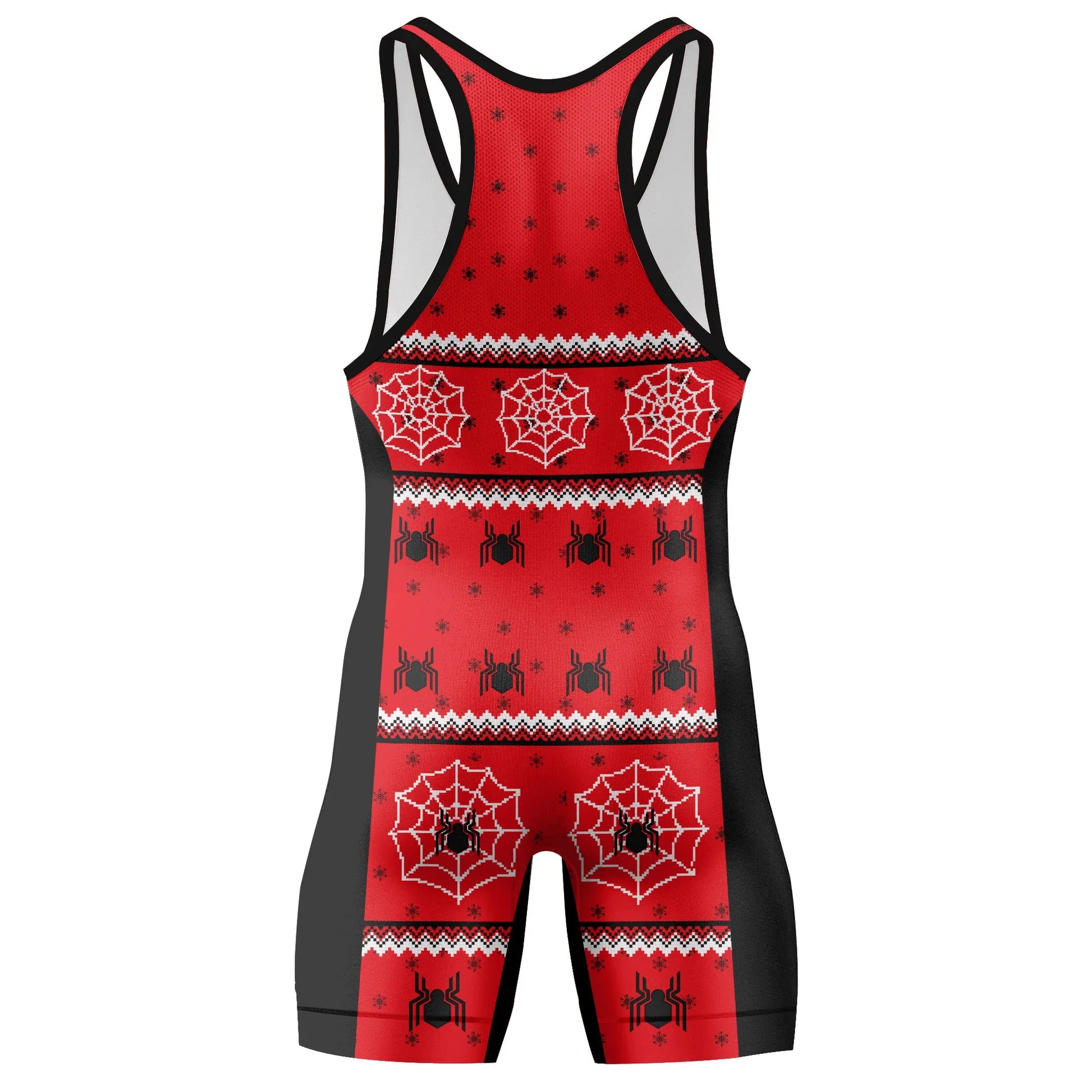Spider Man Christmas Techsuit Wrestling Singlet