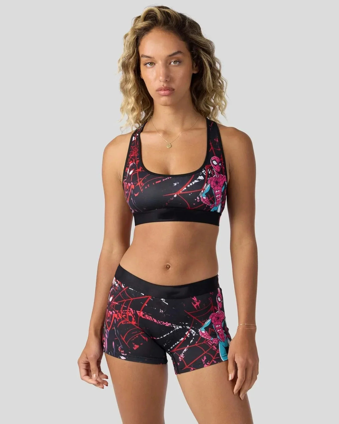Spider Man Mile Morale Women's Workout Set