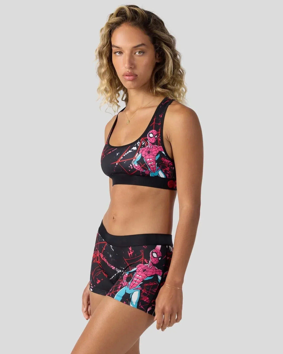 Spider Man Mile Morale Women's Workout Set