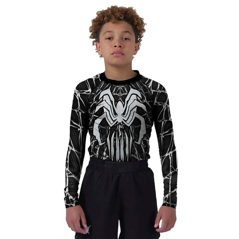 Spider Man Venom Kids Rash Guard | Athletic Wear