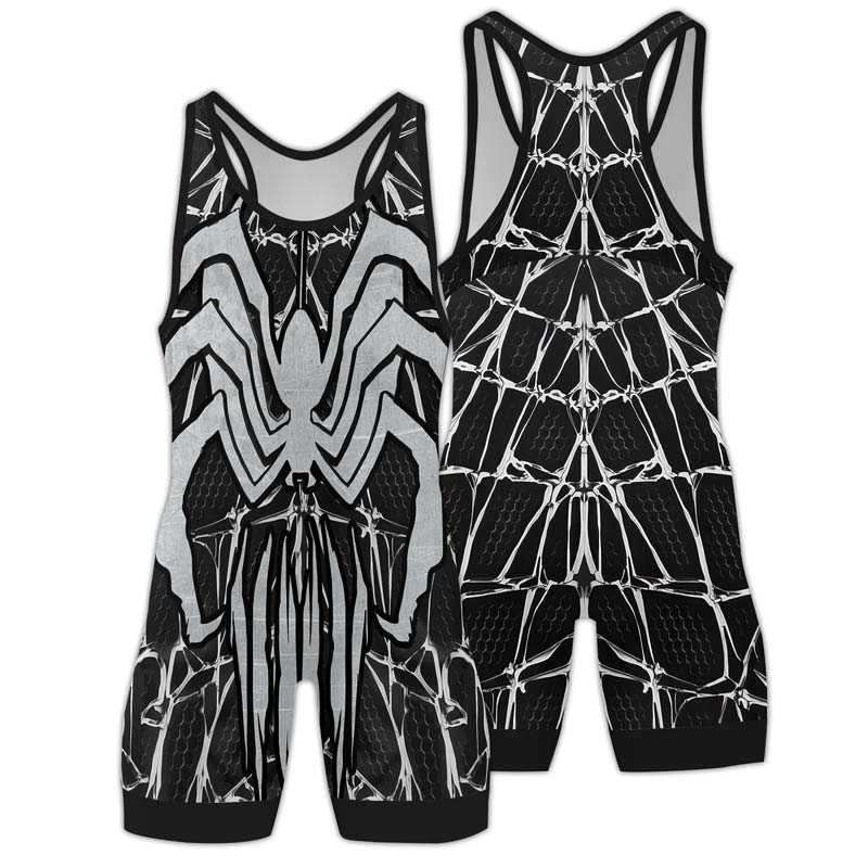 Spider Man Venom Men's Wrestling Singlet