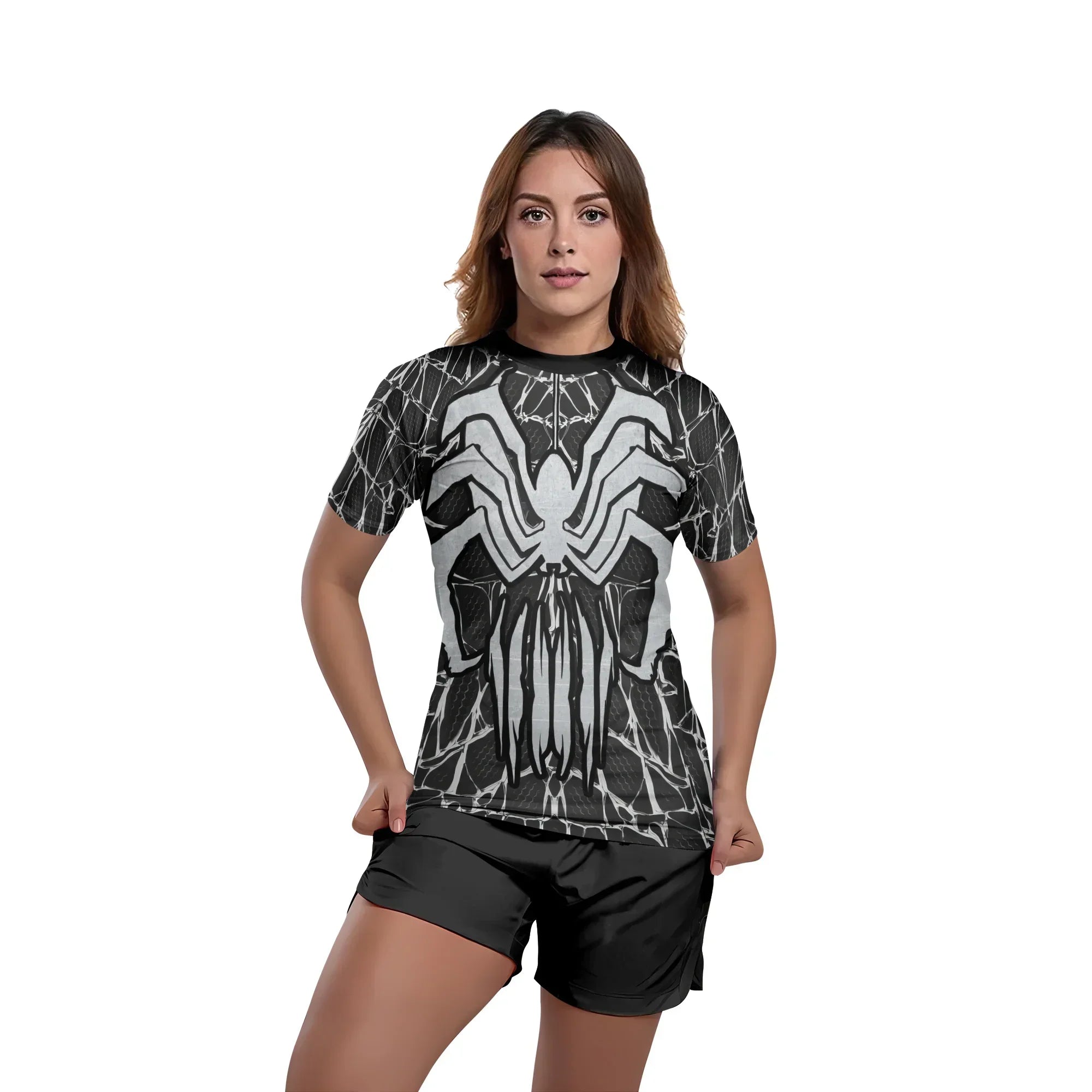 Spider Man Venom Rash Guard - Athletic Performance