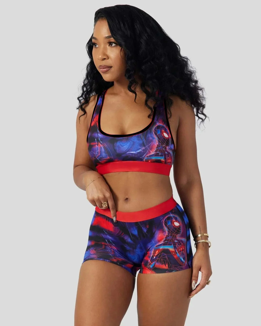 Spider Man Women's Workout Set