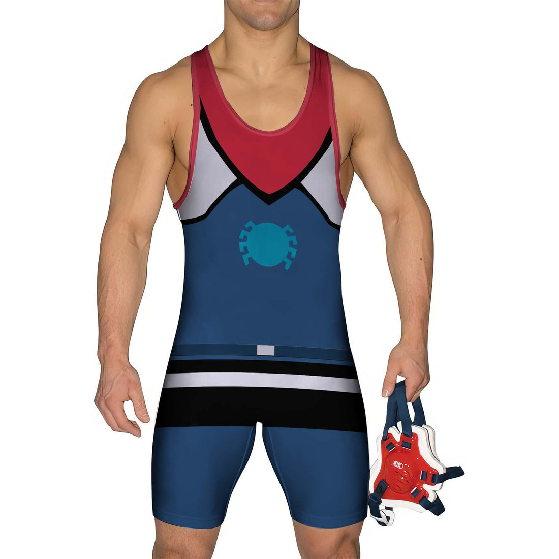 Spider-Man Your Friendly Neighborhood Cosplay Wrestling Singlet
