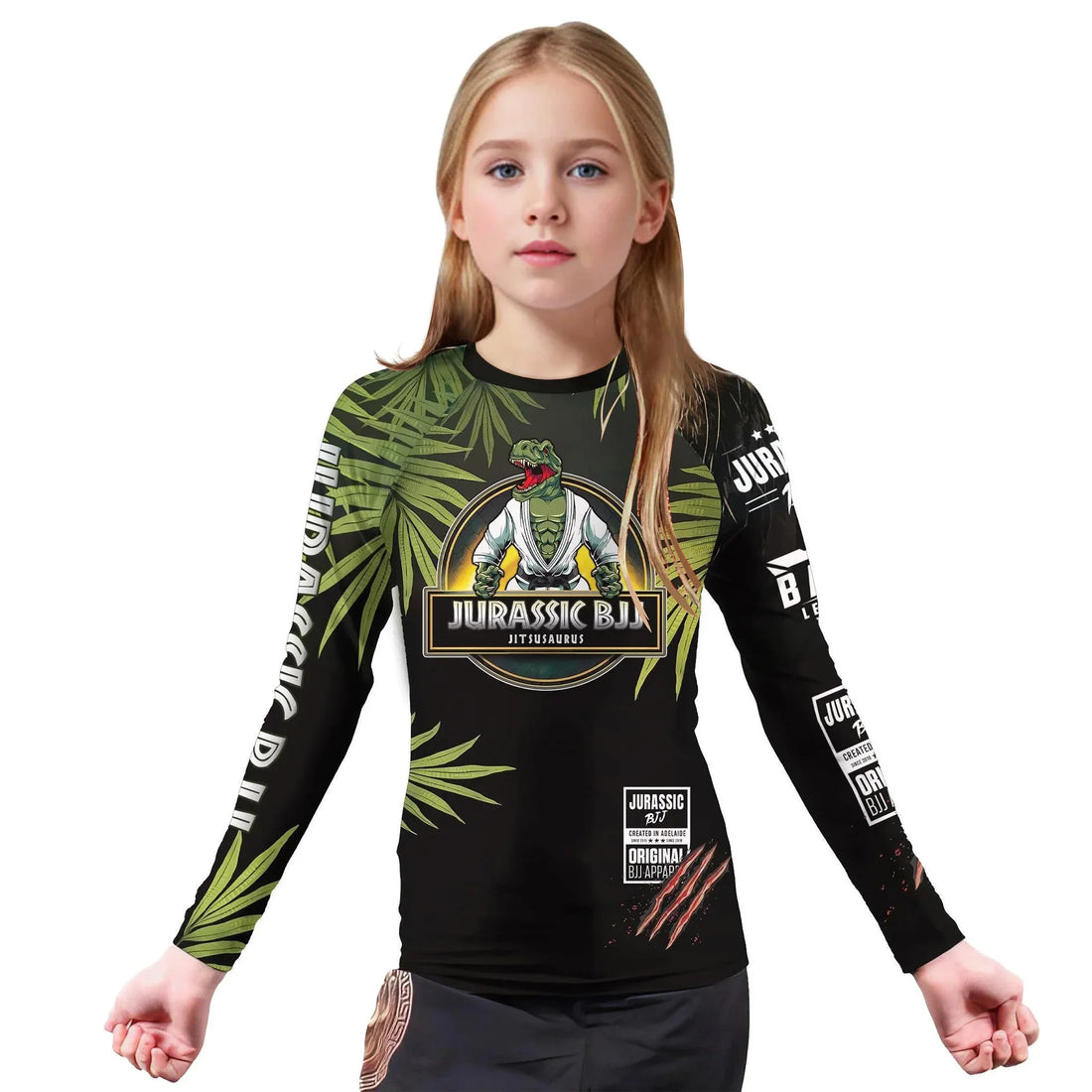 Spider Rex Pter Ptarker Kids Rash Guard