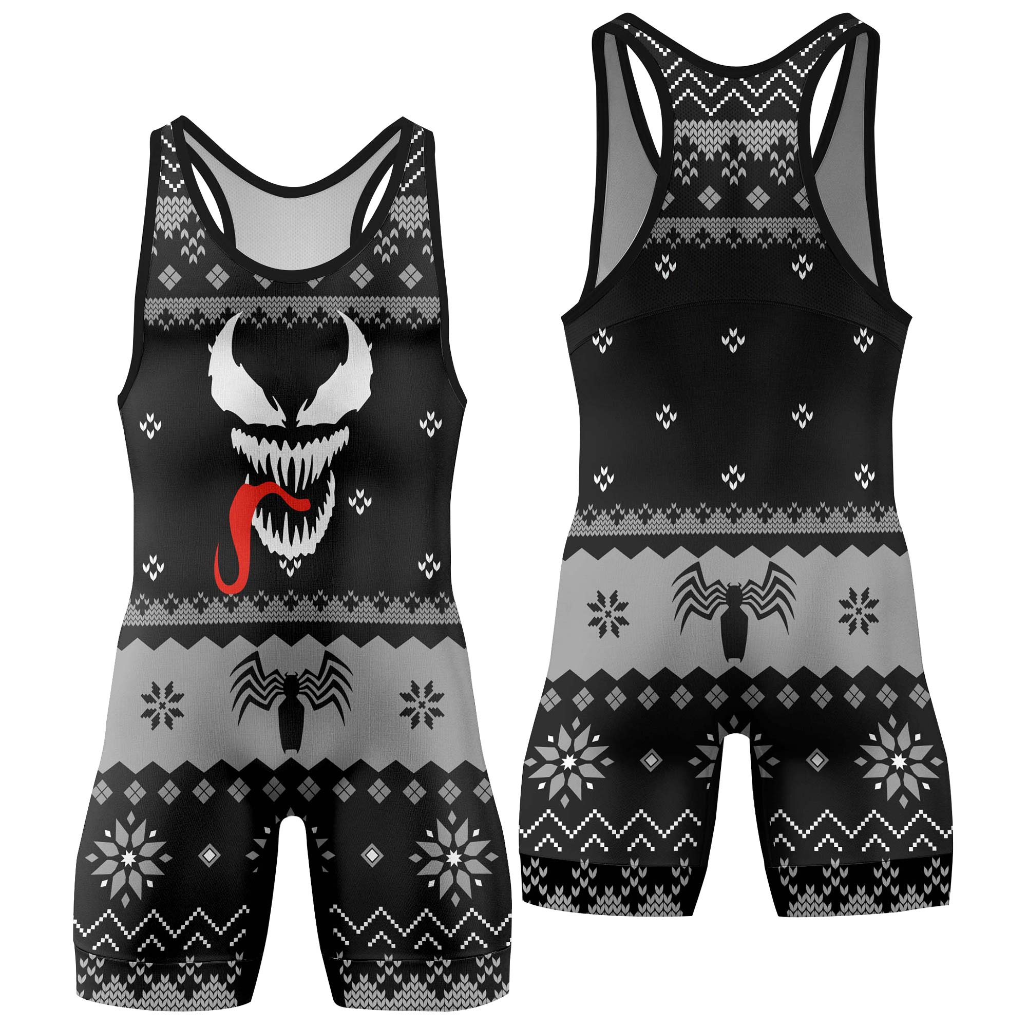 Spider Venom Men's Wrestling Singlet