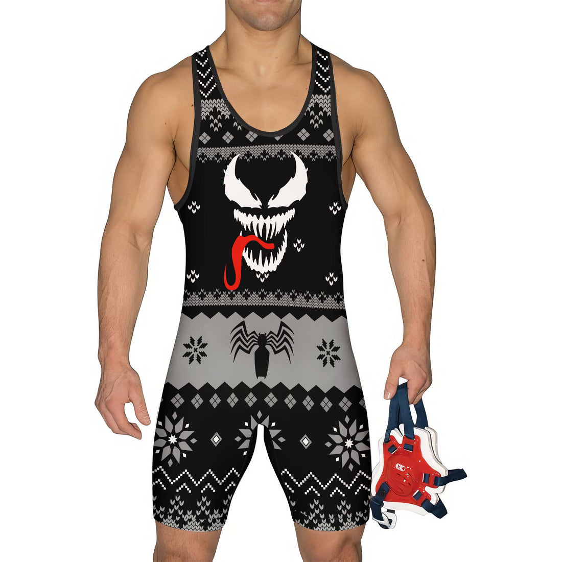 Spider Venom Men's Wrestling Singlet