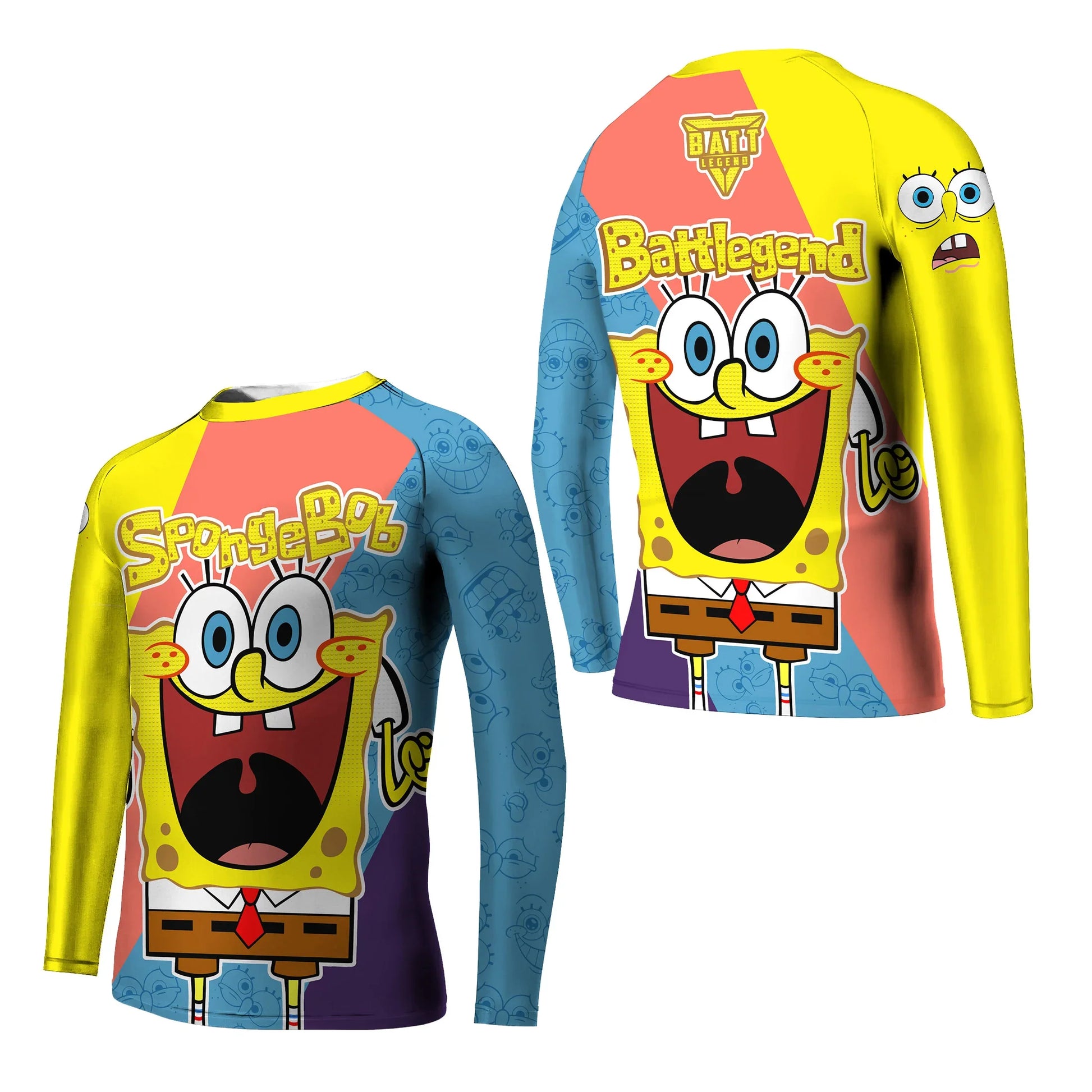SpongeBob Happy Fighter Kids Rash Guard