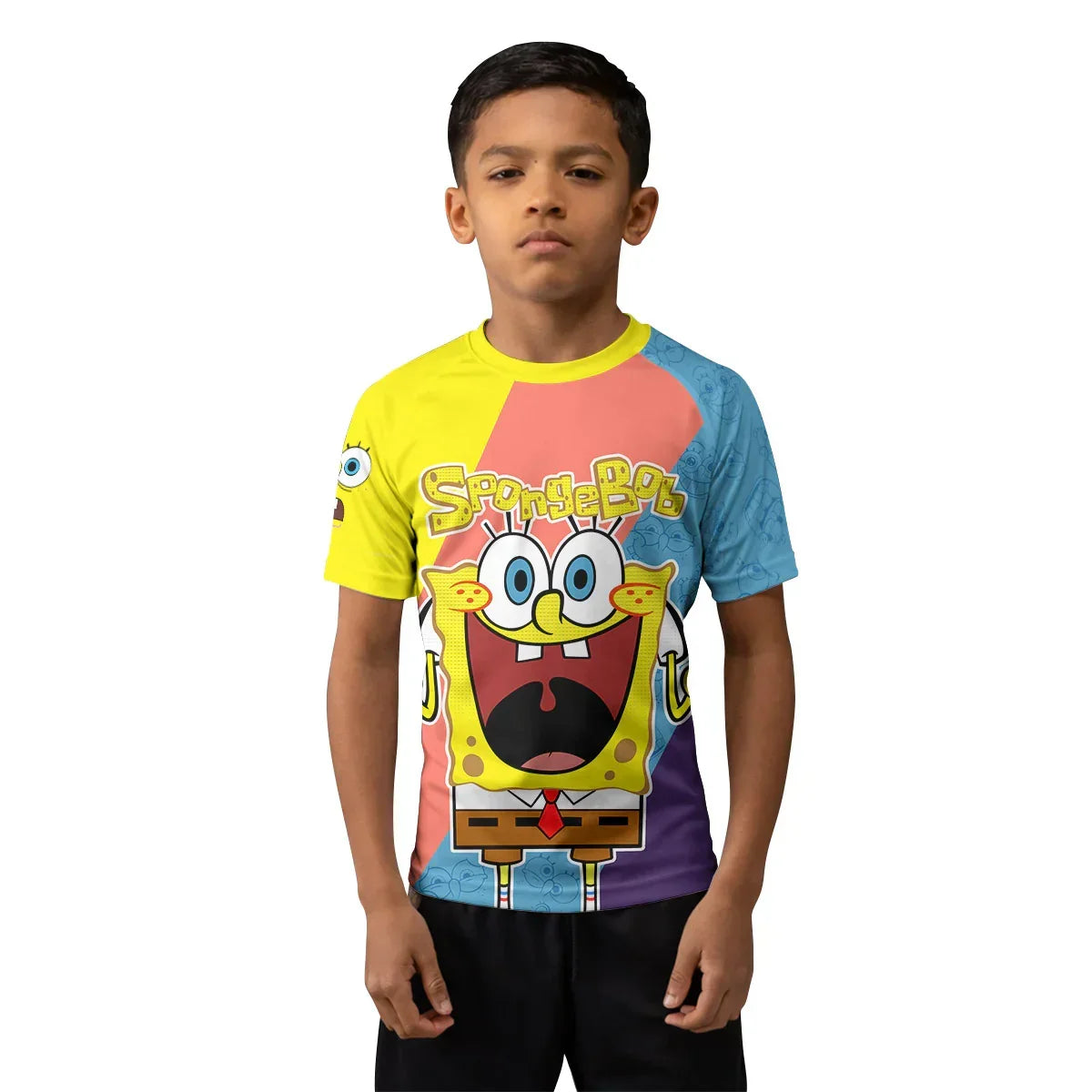 SpongeBob Happy Fighter Kids Rash Guard