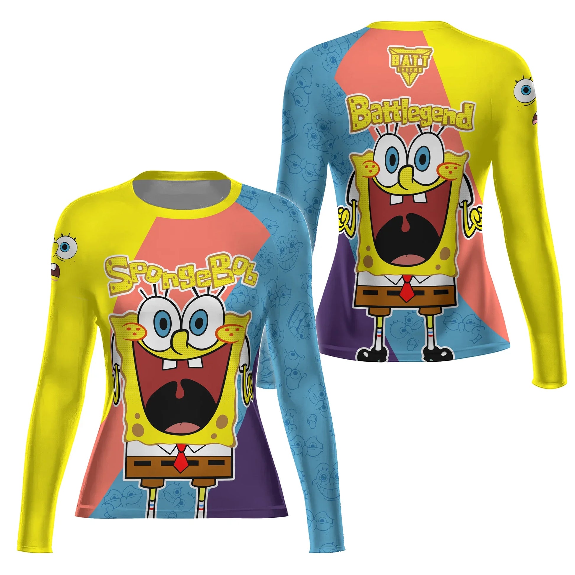SpongeBob Happy Fighter Rash Guard