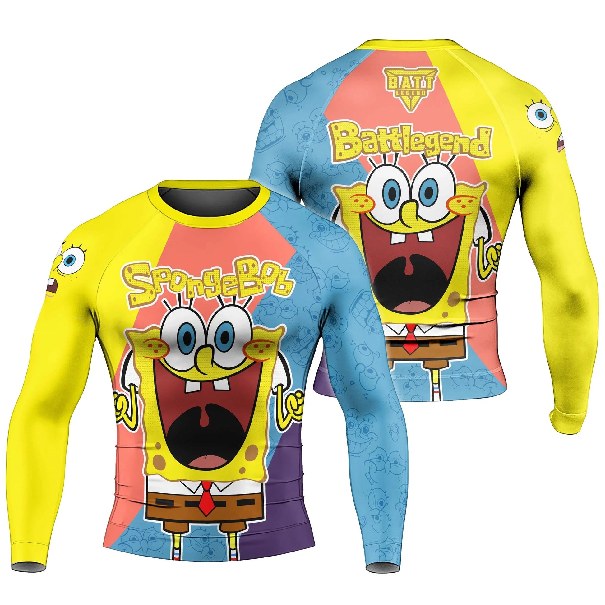 SpongeBob Happy Fighter Rash Guard