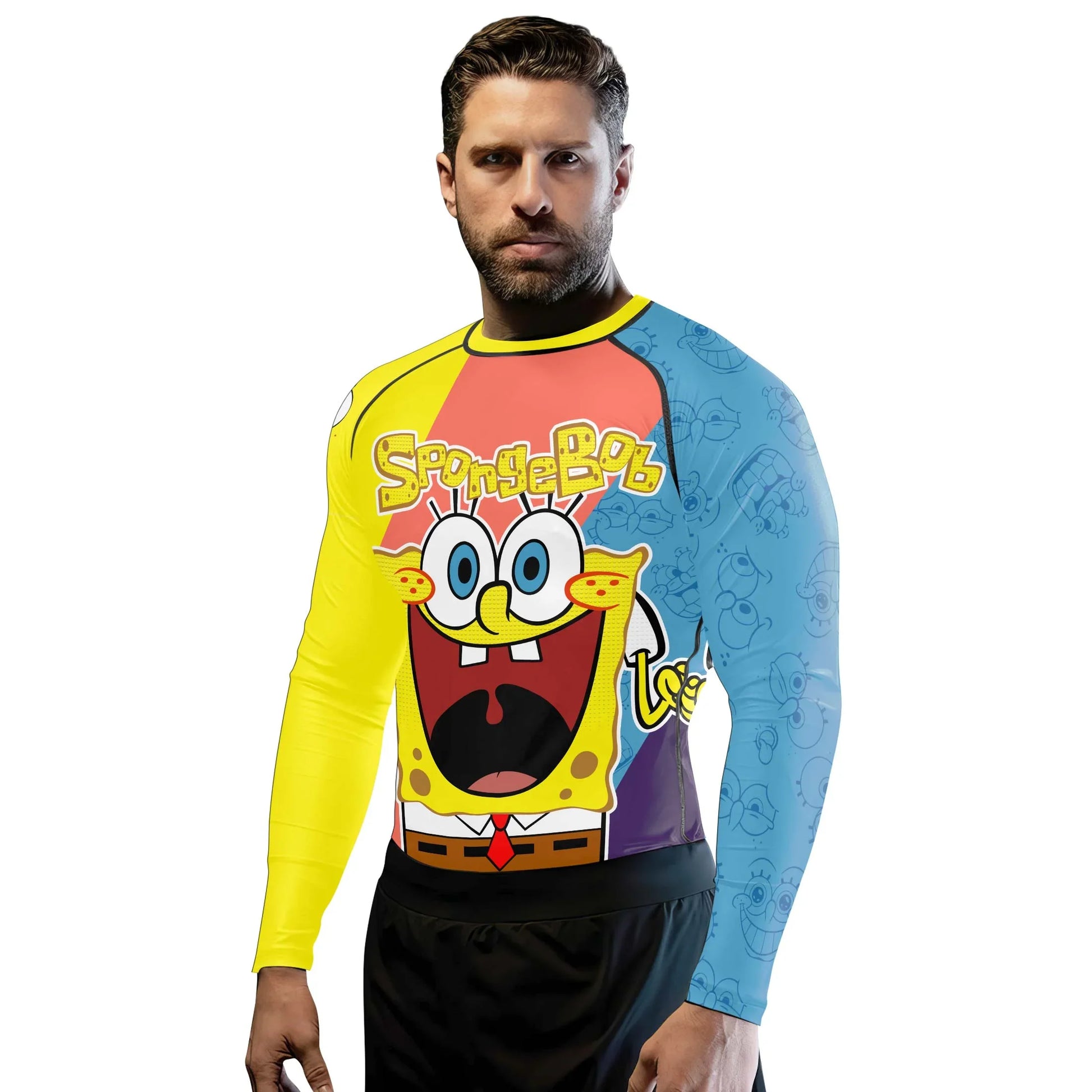 SpongeBob Happy Fighter Rash Guard