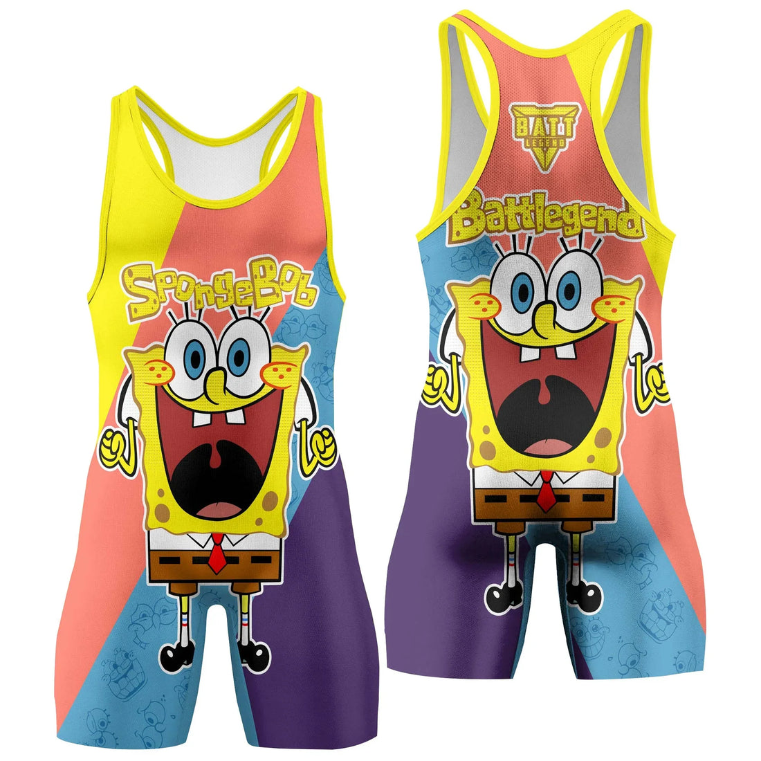 SpongeBob Happy Fighter Wrestling Singlet