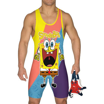 SpongeBob Happy Fighter Wrestling Singlet