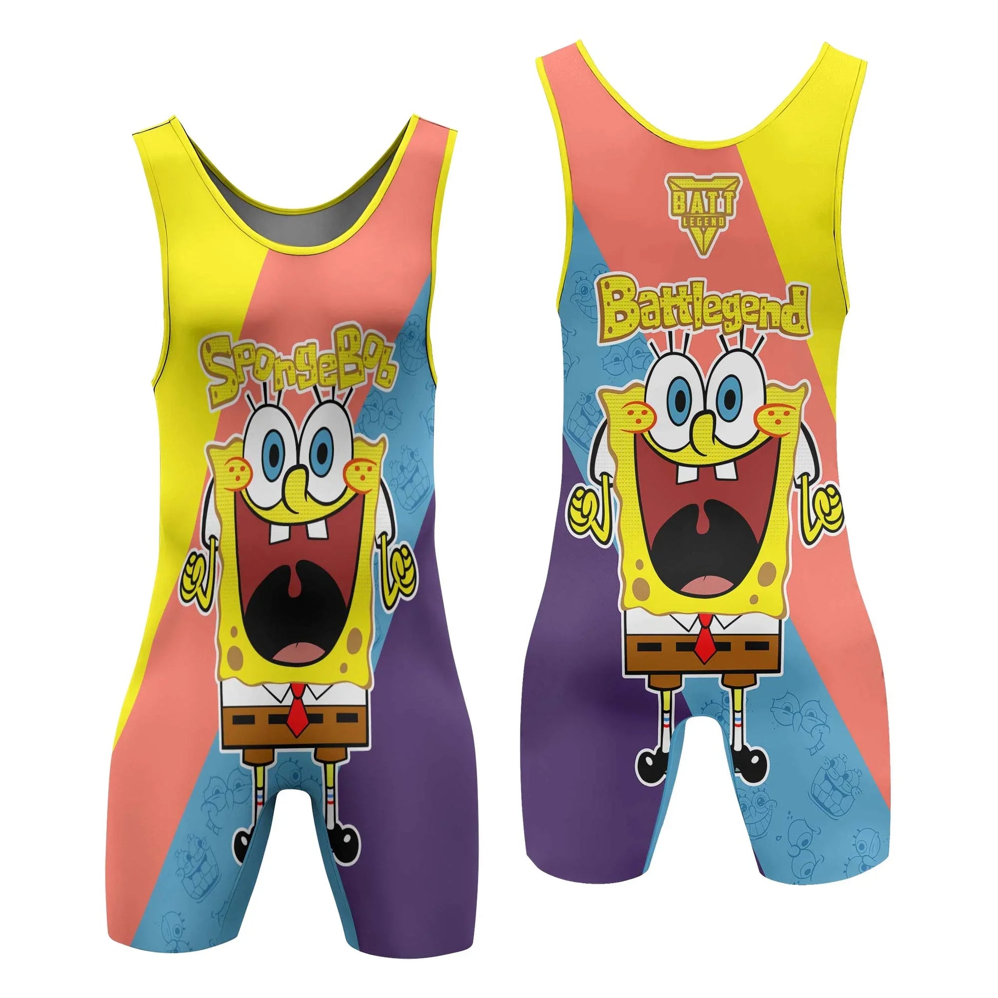 SpongeBob Happy Fighter Wrestling Singlet