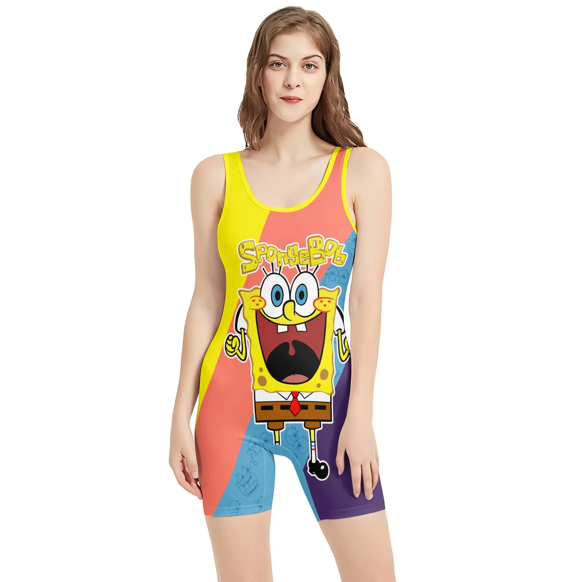 SpongeBob Happy Fighter Wrestling Singlet