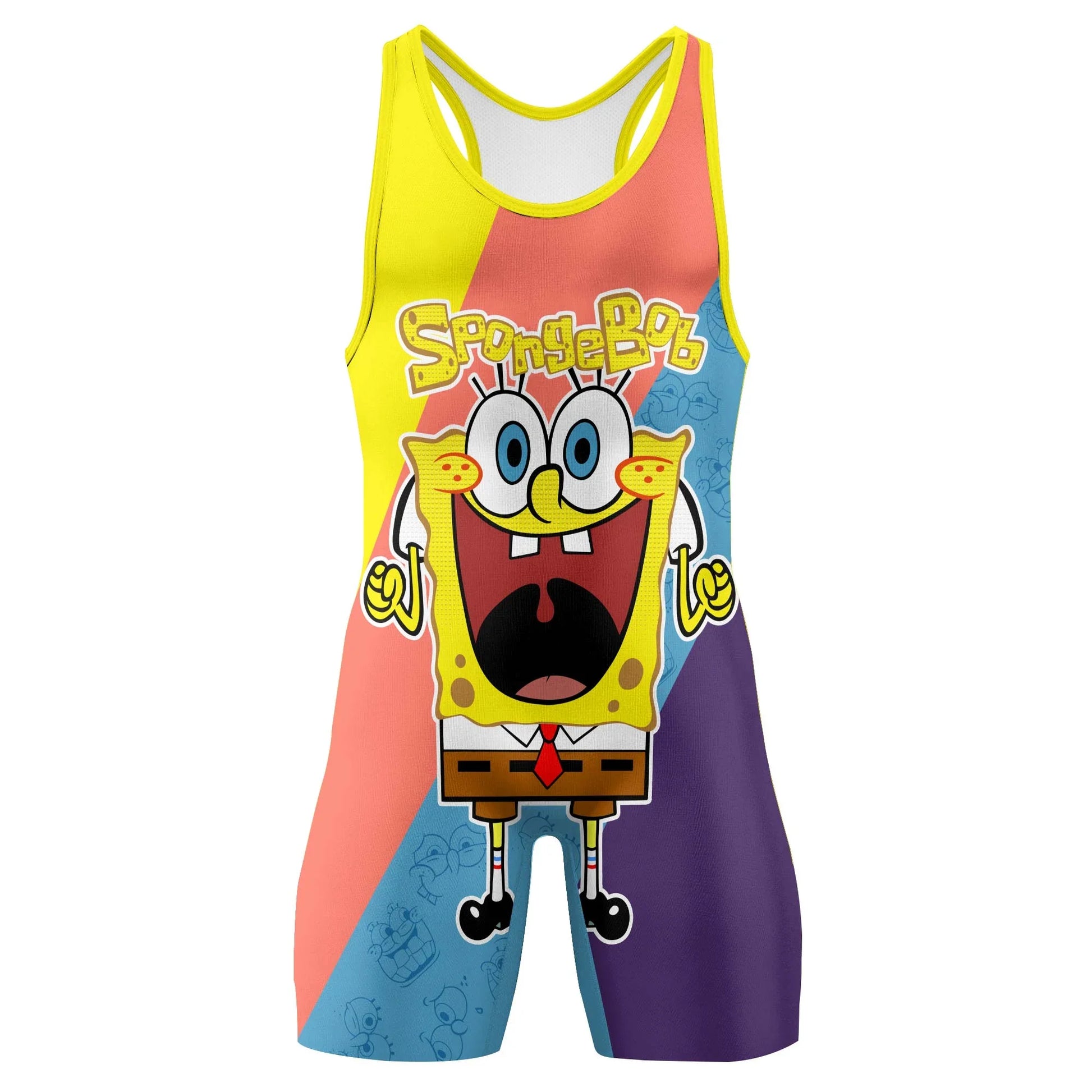 SpongeBob Happy Fighter Wrestling Singlet