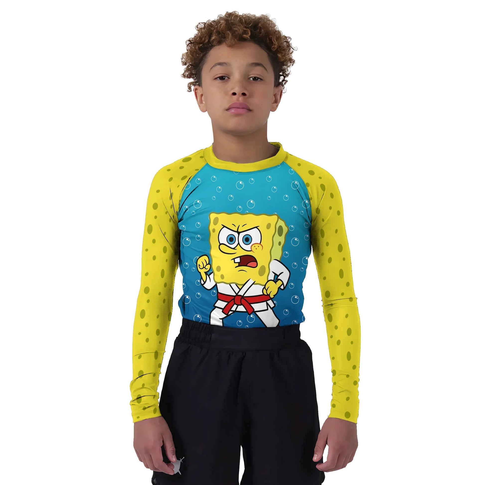 SpongeBob Sea Warrior Kids Rash Guard
