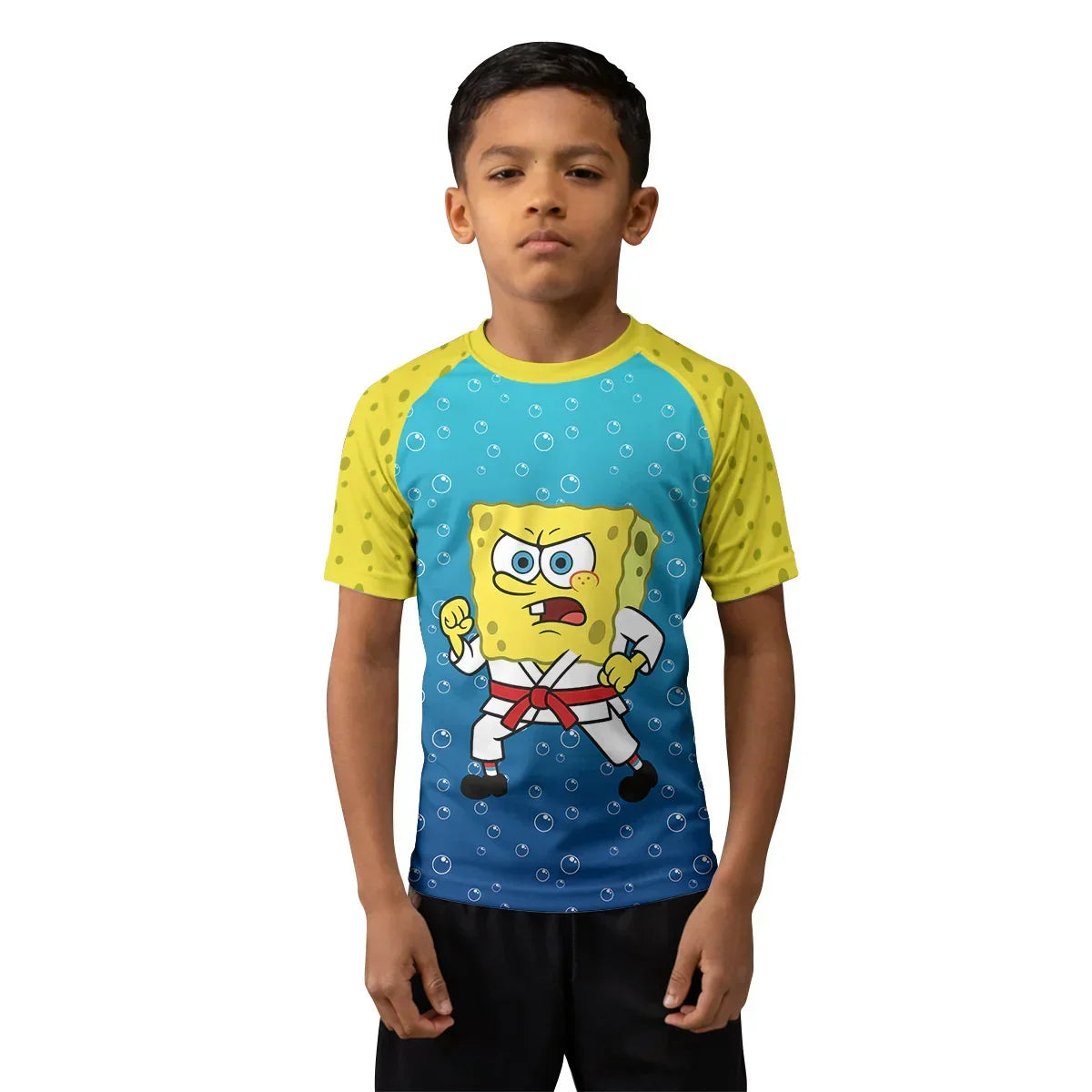 SpongeBob Sea Warrior Kids Rash Guard