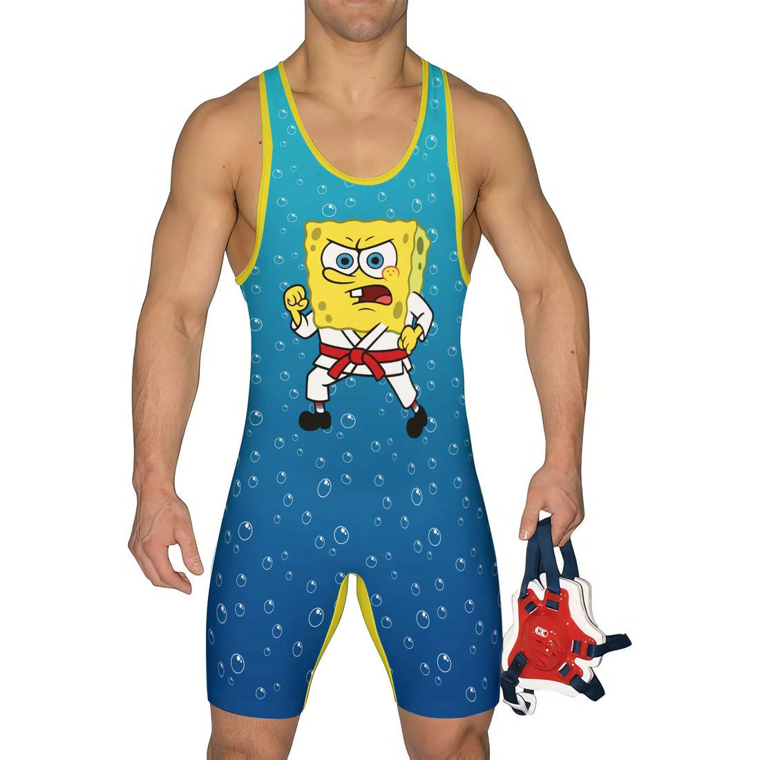 SpongeBob Sea Warrior Wrestling Singlet