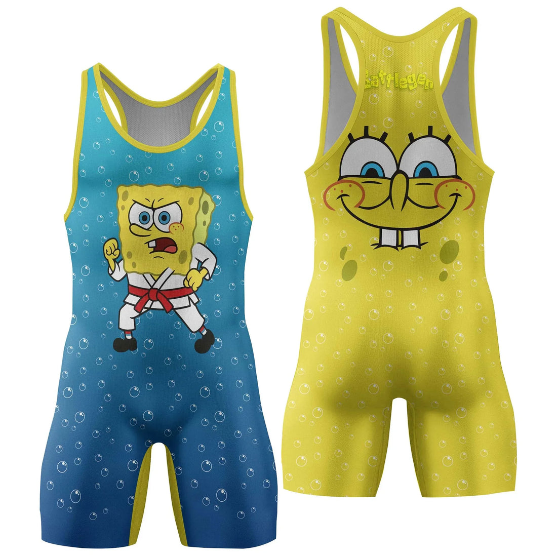 SpongeBob Sea Warrior Wrestling Singlet