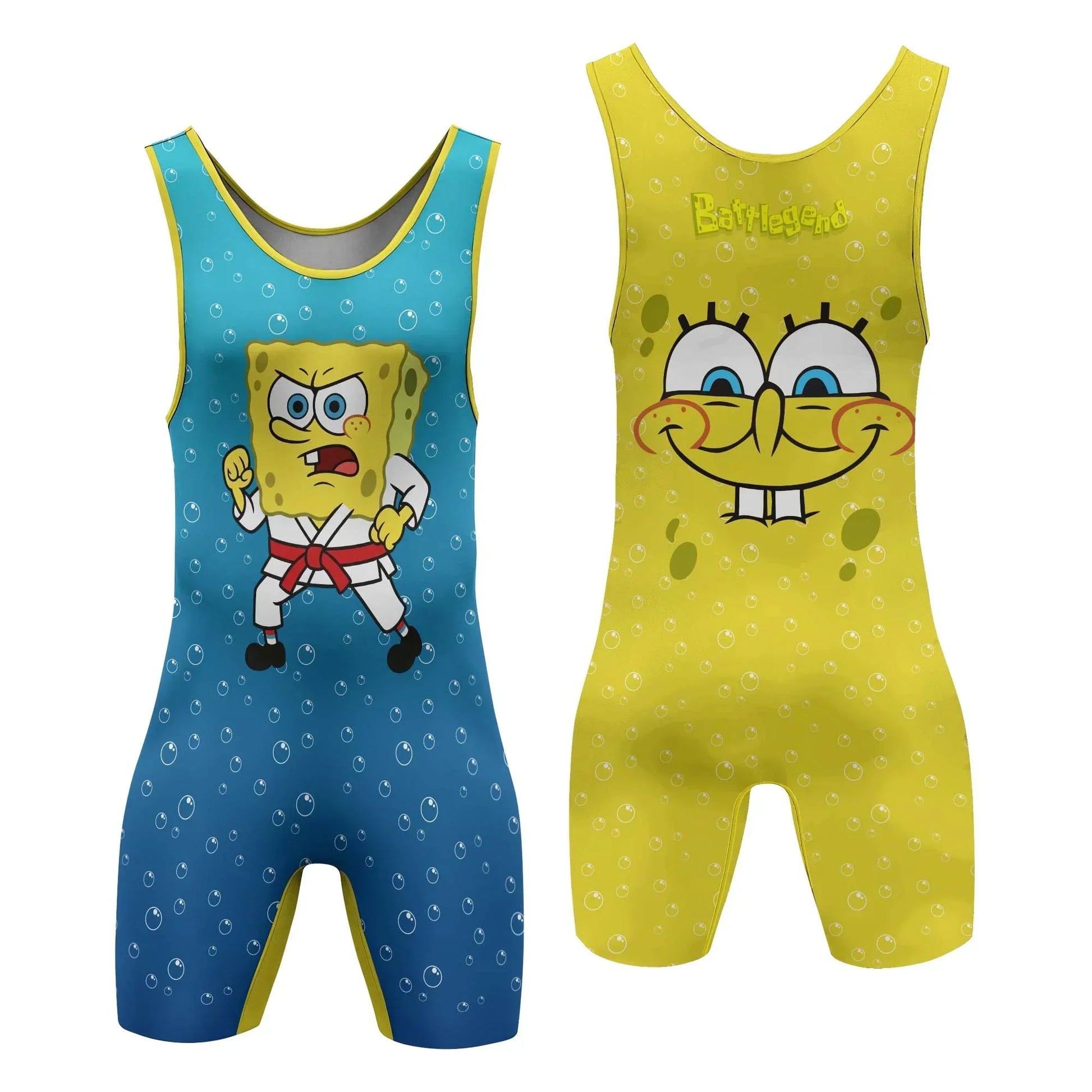 SpongeBob Sea Warrior Wrestling Singlet