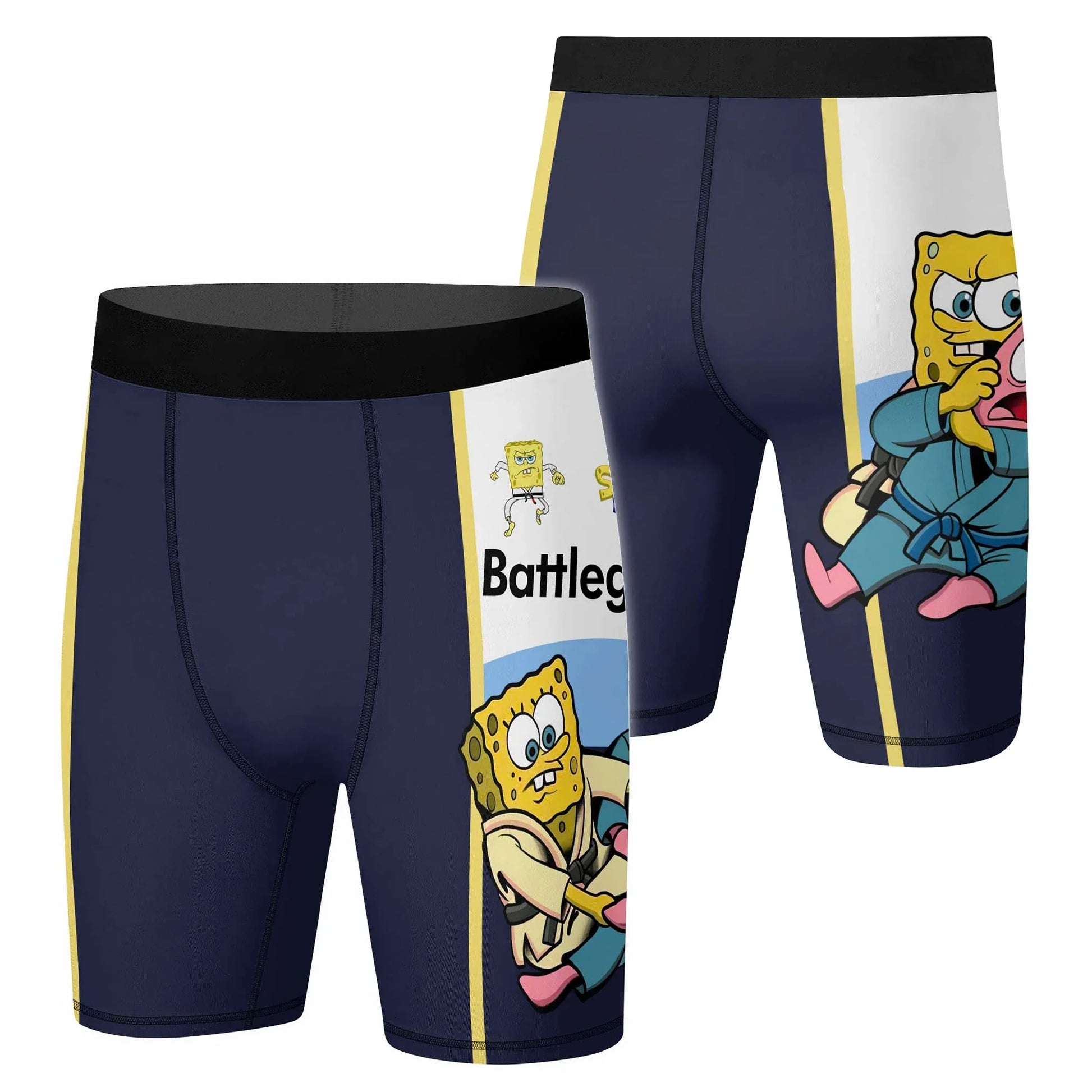 SpongeBob SquarePants Jiu Jitsu Compression Shorts