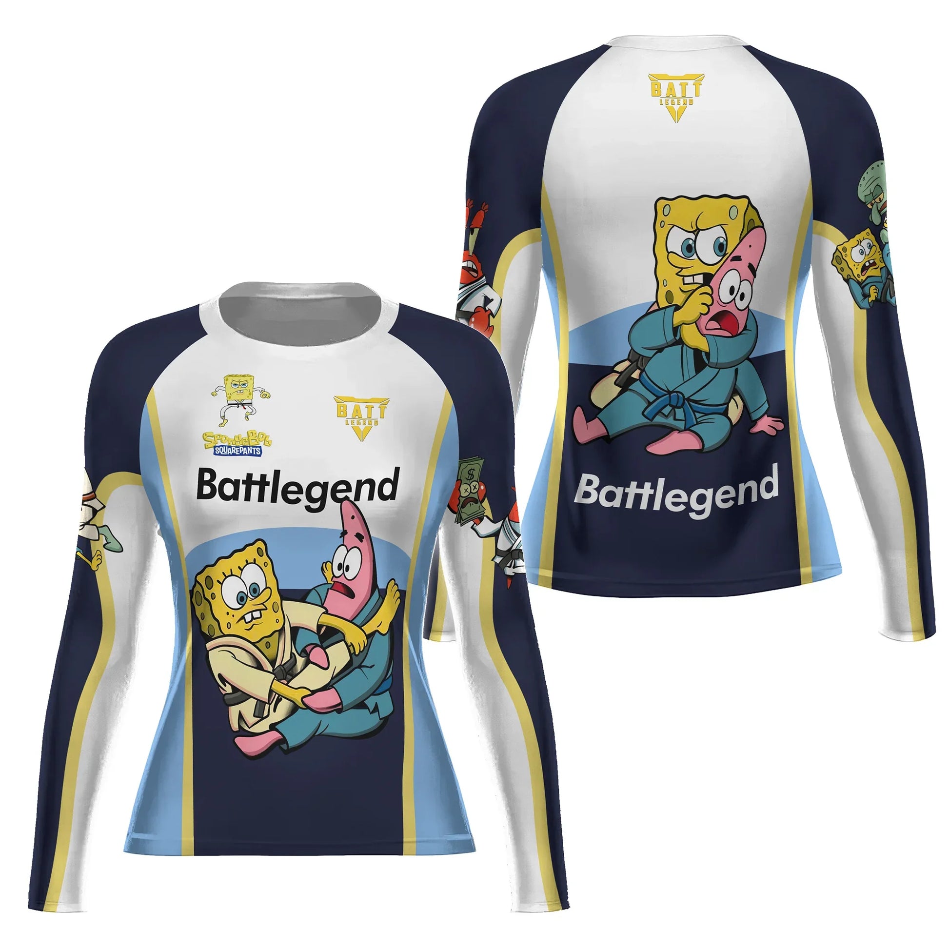 SpongeBob SquarePants Jiu Jitsu Rash Guard
