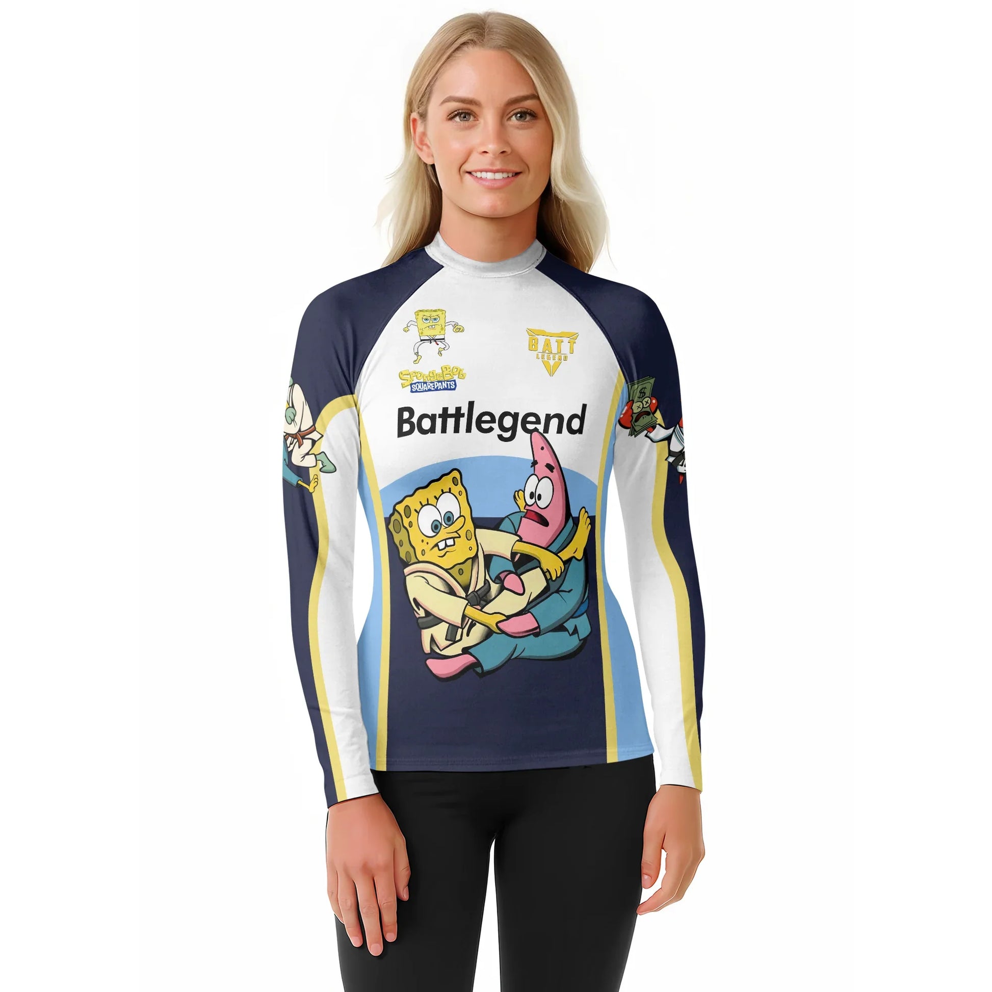 SpongeBob SquarePants Jiu Jitsu Rash Guard