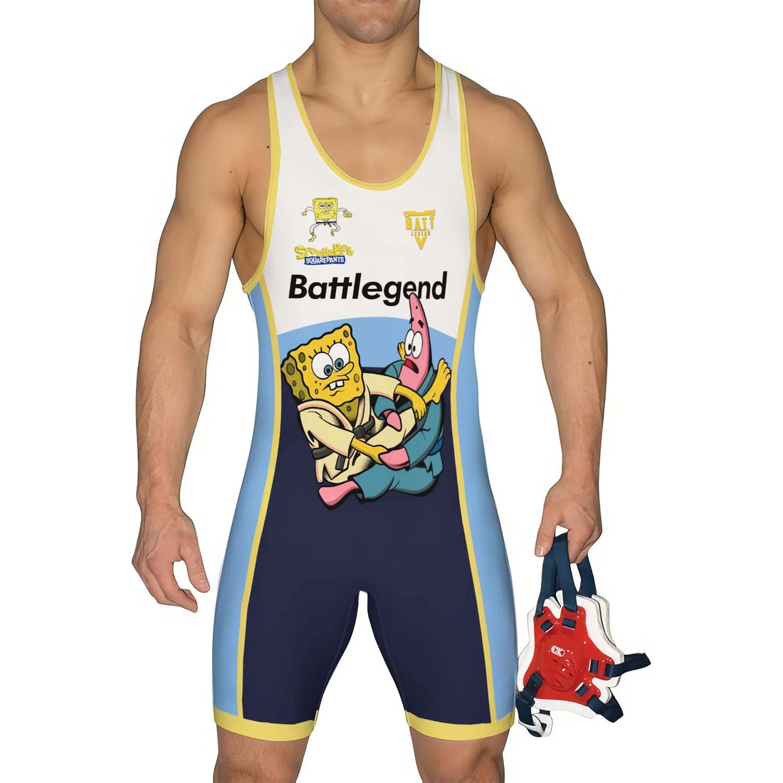 SpongeBob SquarePants Jiu Jitsu Wrestling Singlet