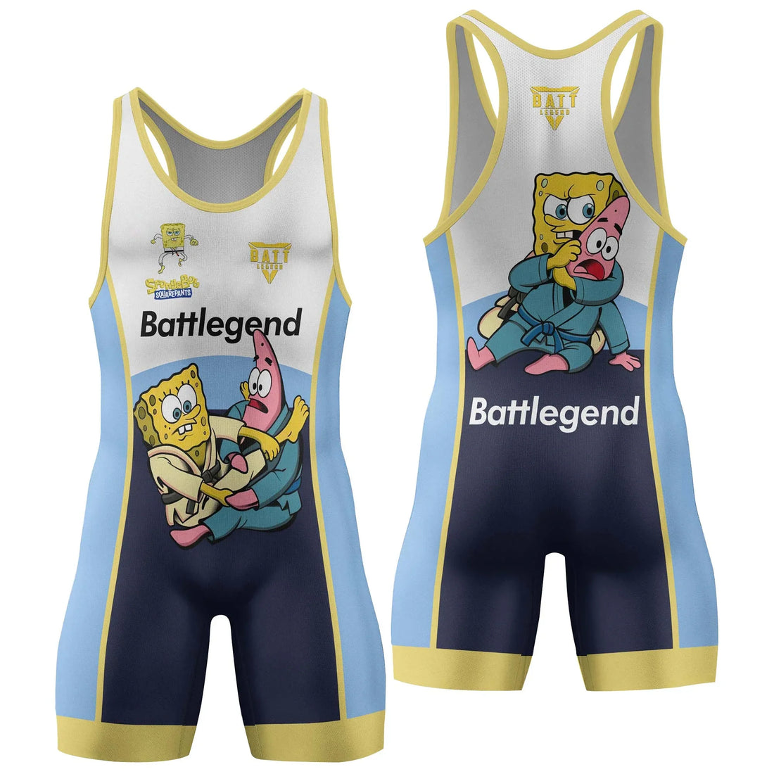 SpongeBob SquarePants Jiu Jitsu Wrestling Singlet