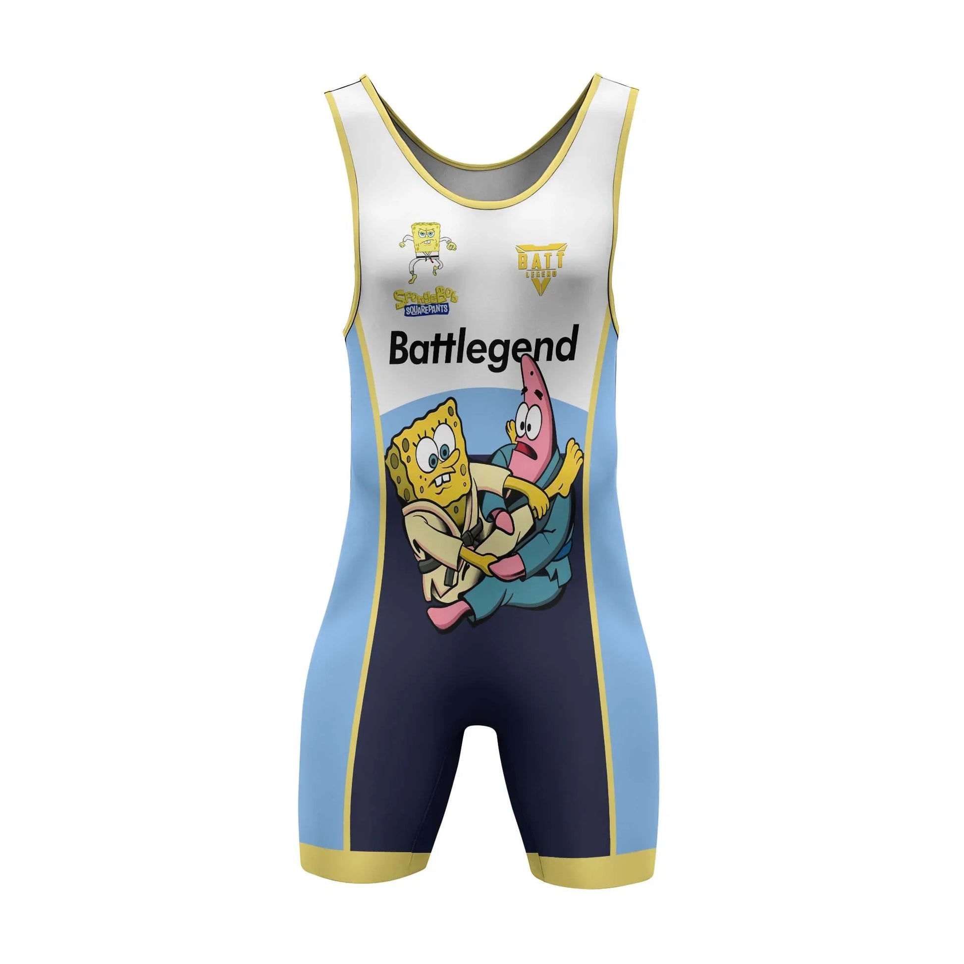 SpongeBob SquarePants Jiu Jitsu Wrestling Singlet