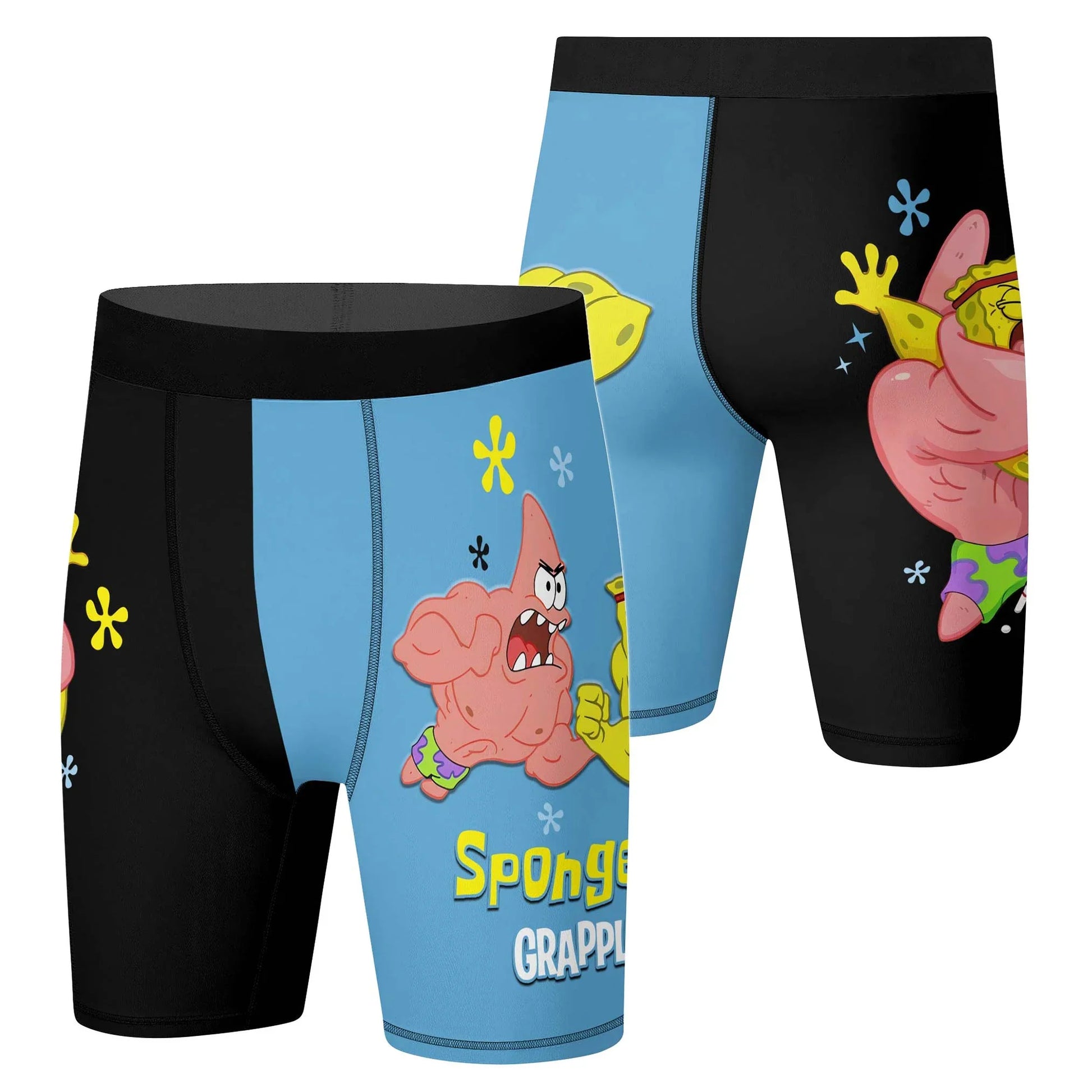 SpongeBob Versus Patrick Compression Shorts