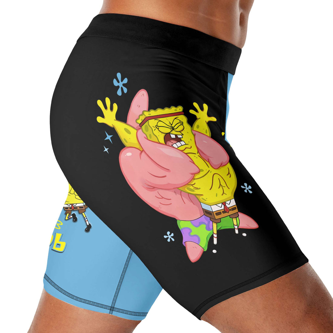 SpongeBob Versus Patrick Compression Shorts