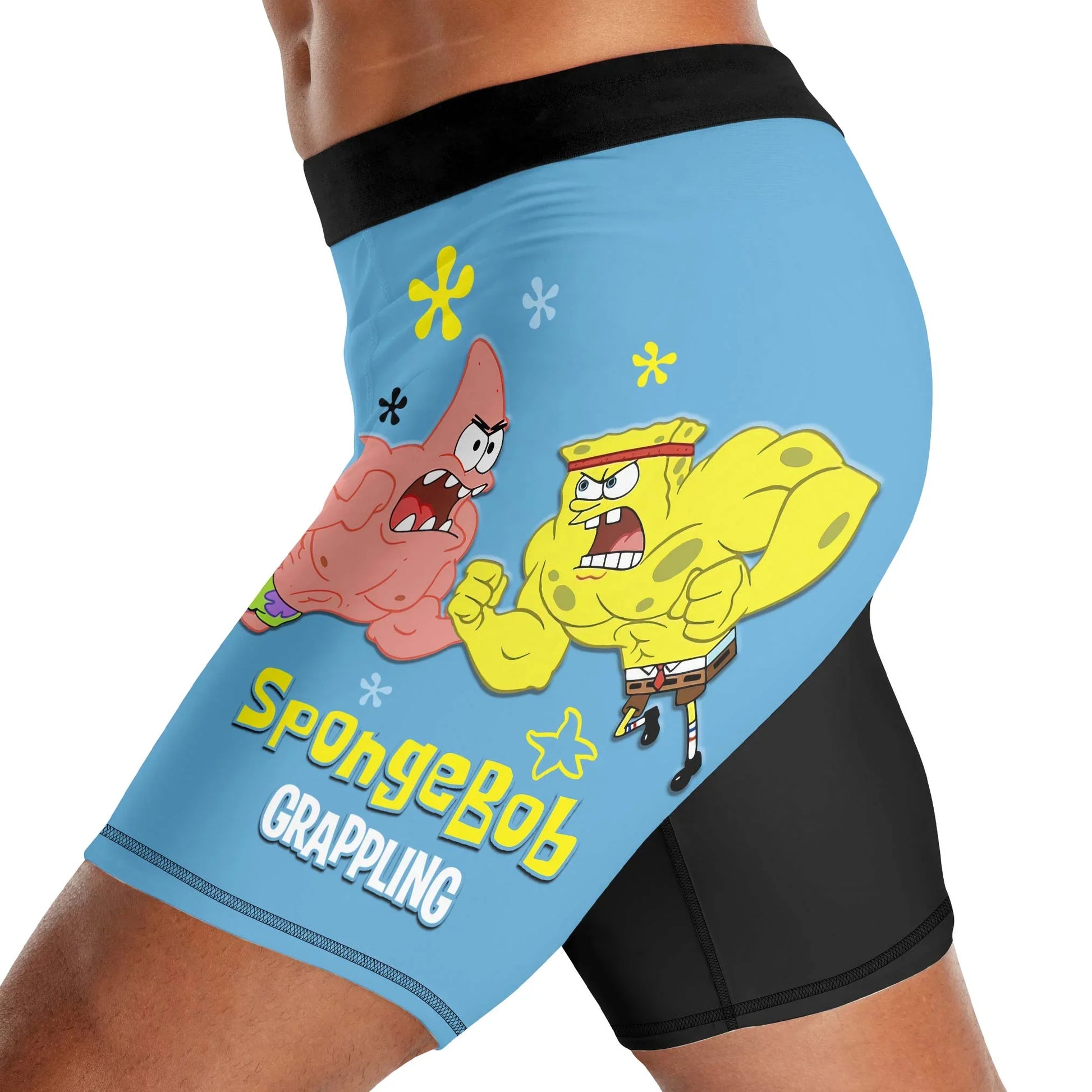 SpongeBob Versus Patrick Compression Shorts