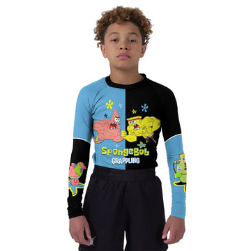 SpongeBob Versus Patrick Kids Rash Guard