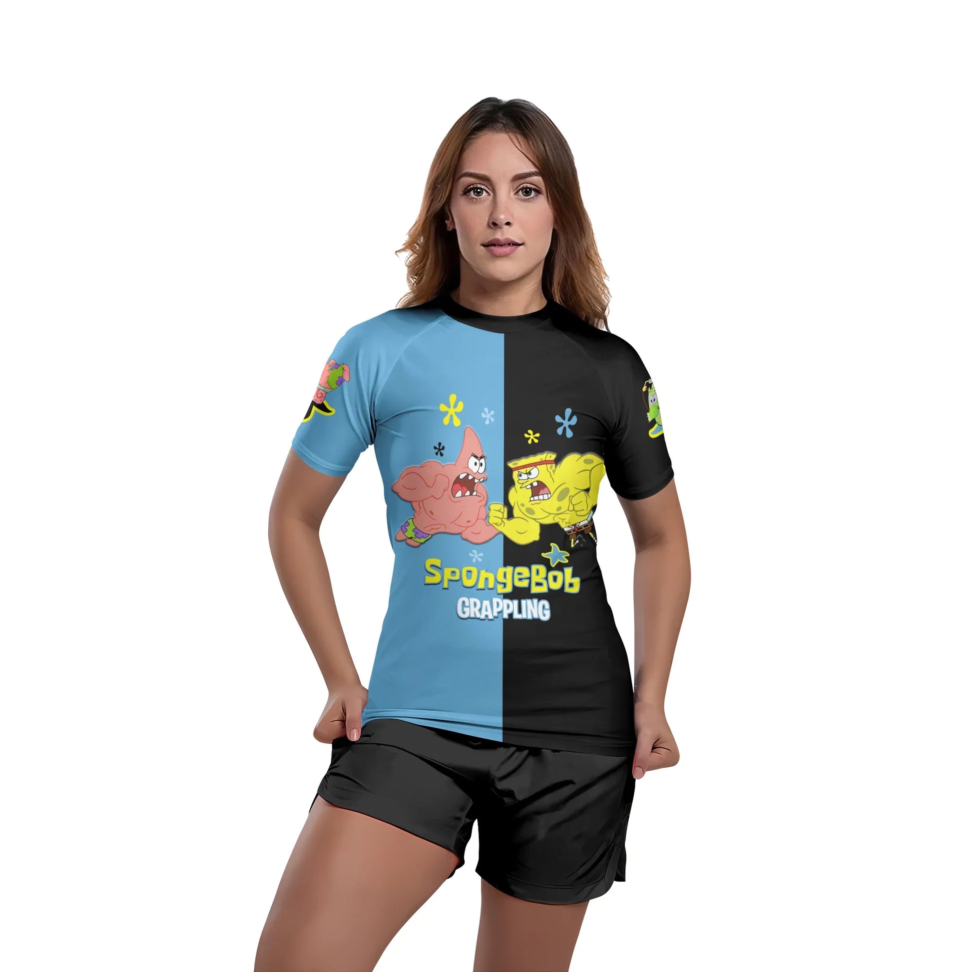 SpongeBob Versus Patrick Rash Guard
