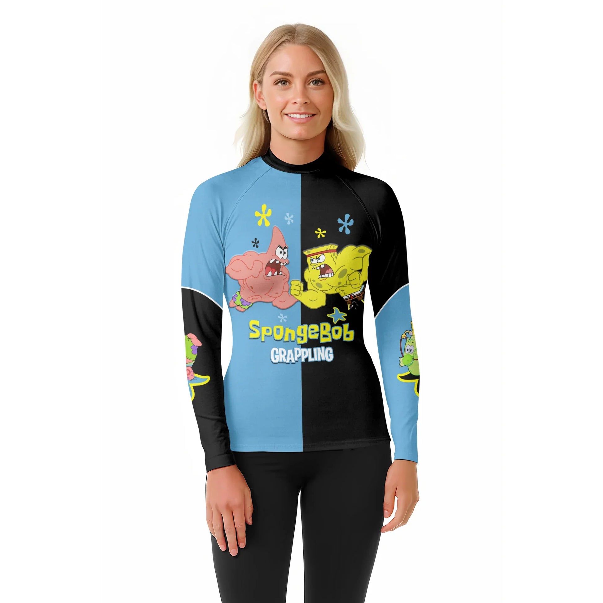 SpongeBob Versus Patrick Rash Guard