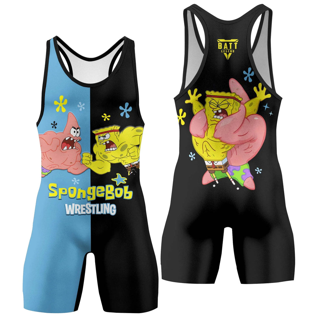 SpongeBob Versus Patrick Wrestling Singlet