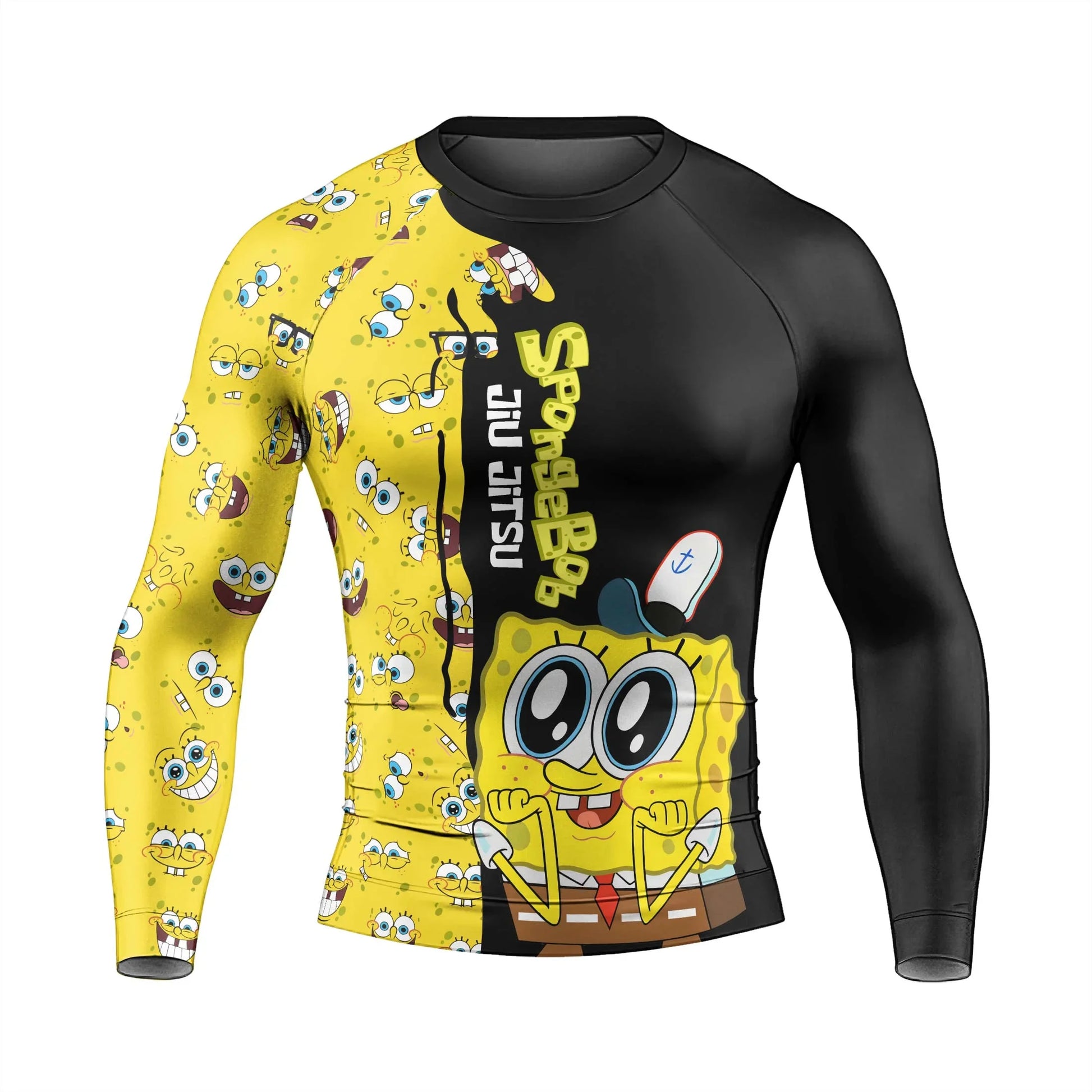Spongebob Jiu Jitsu Rash Guard