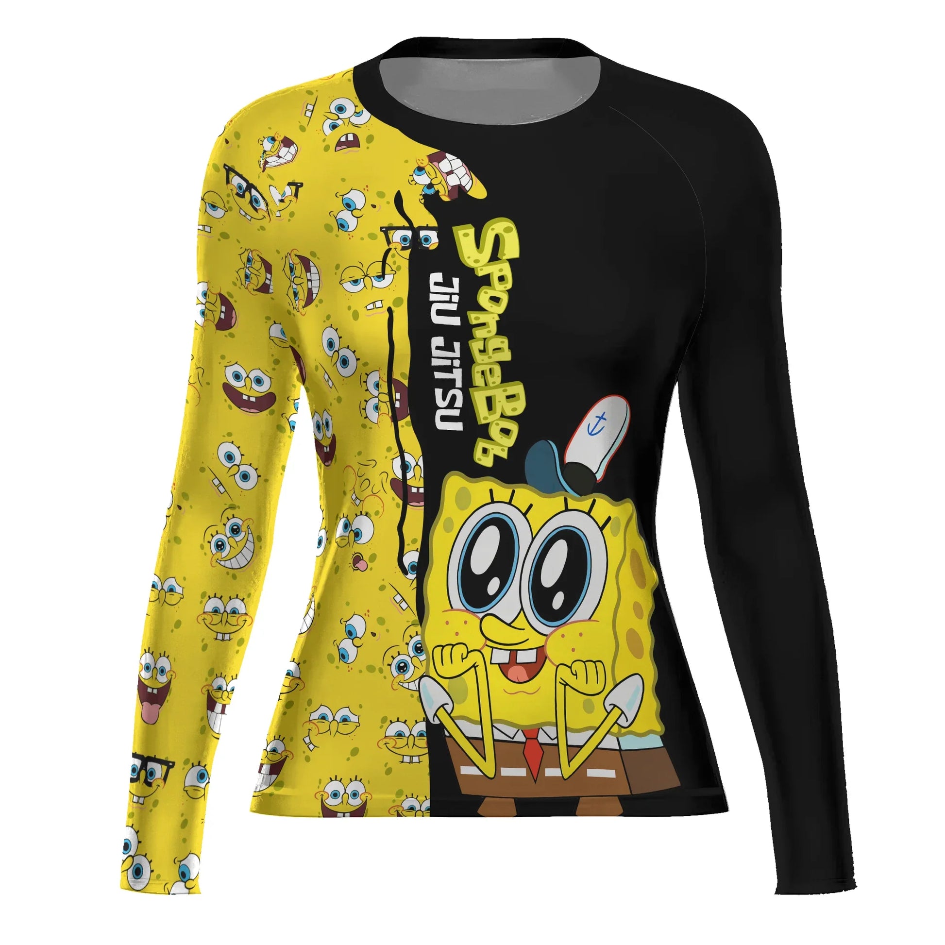 Spongebob Jiu Jitsu Rash Guard